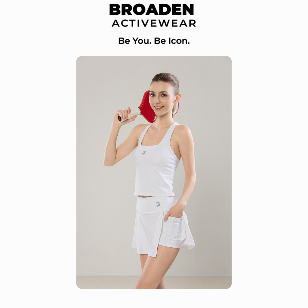 CHÂN VÁY ĐẮP TÀ thể thao, có quần bảo hộ  CHIC SKIRT - BROADEN Activewear