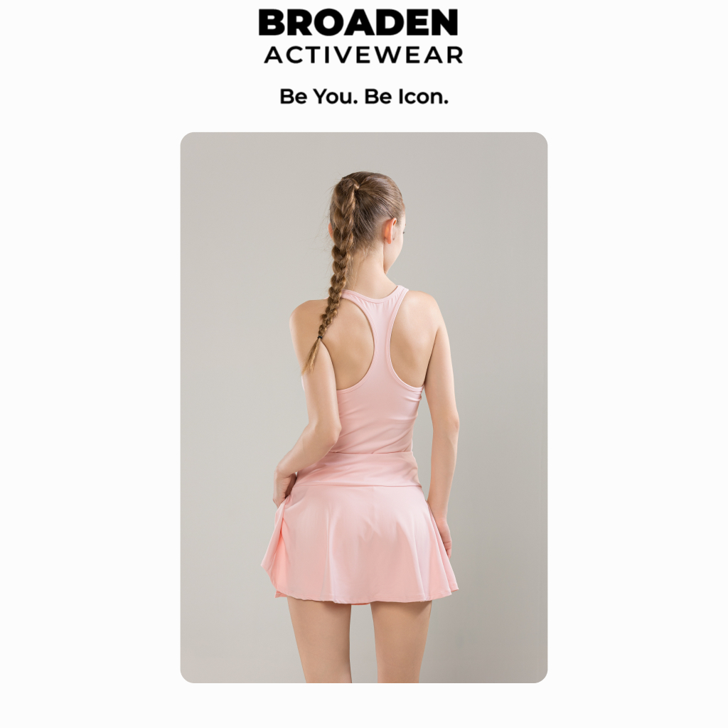 CHÂN VÁY ĐẮP TÀ thể thao, có quần bảo hộ  CHIC SKIRT - BROADEN Activewear