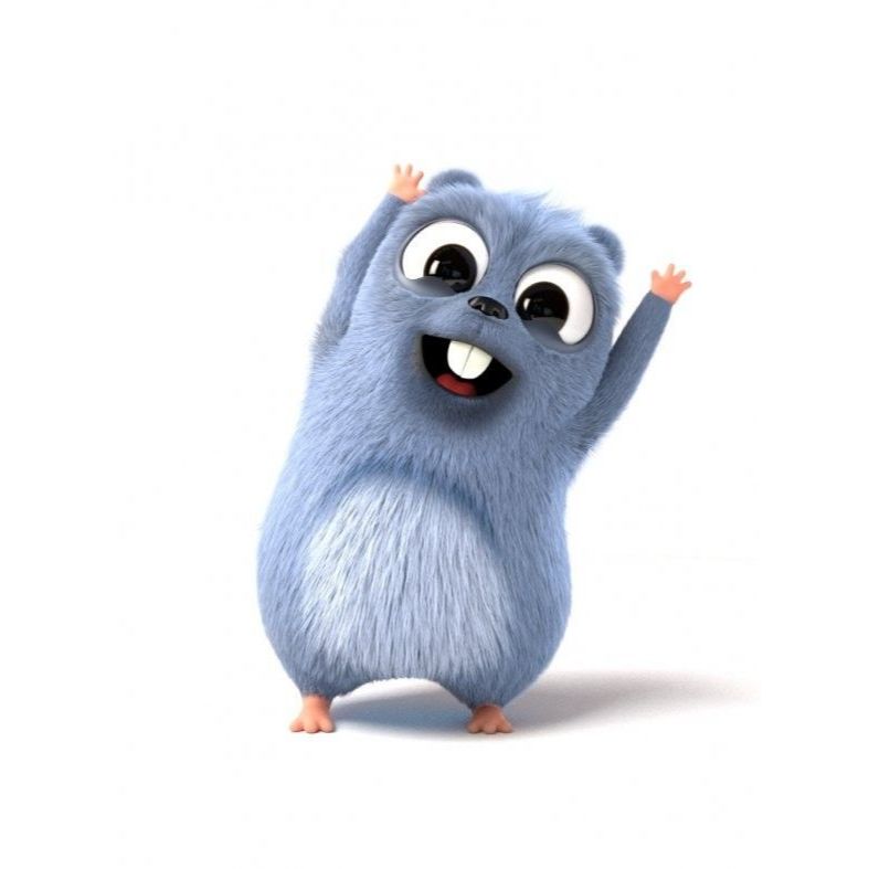 Móc khóa chuột Lemming lém lỉnh đáng yêu siêu cấp- CHẤT LIỆU MICA