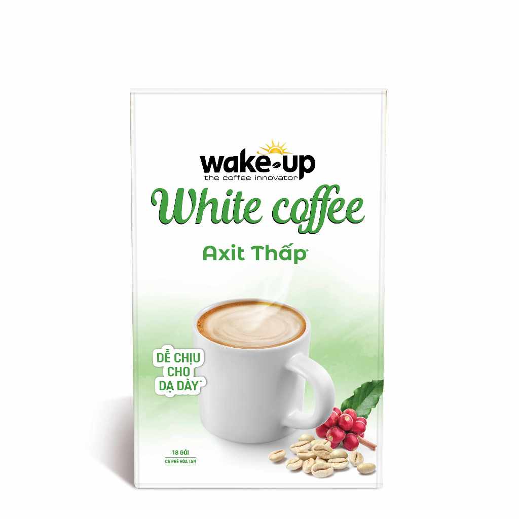 [Chọn loại[ Combo 3 Cà phê hòa tan Wake up hộp x 18stick x 16gr
