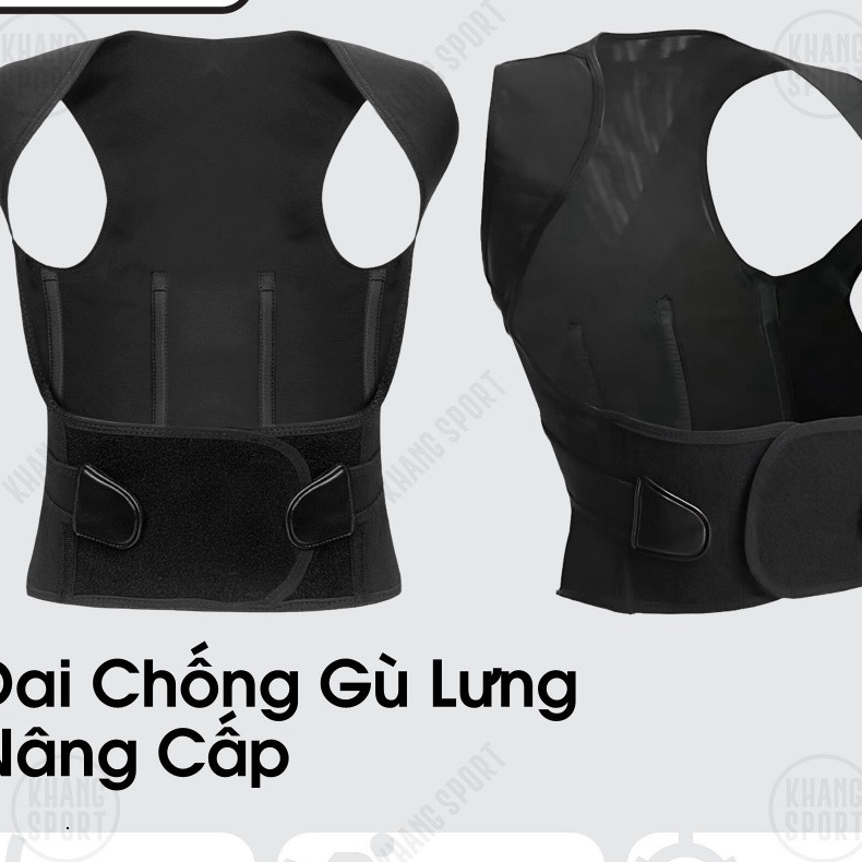 Đai Chống Gù Lưng Phiên Bản Nâng Cấp, Điều Chỉnh Tư Thế, Hỗ Trợ Định Hình Sống Lưng anhi ntt95