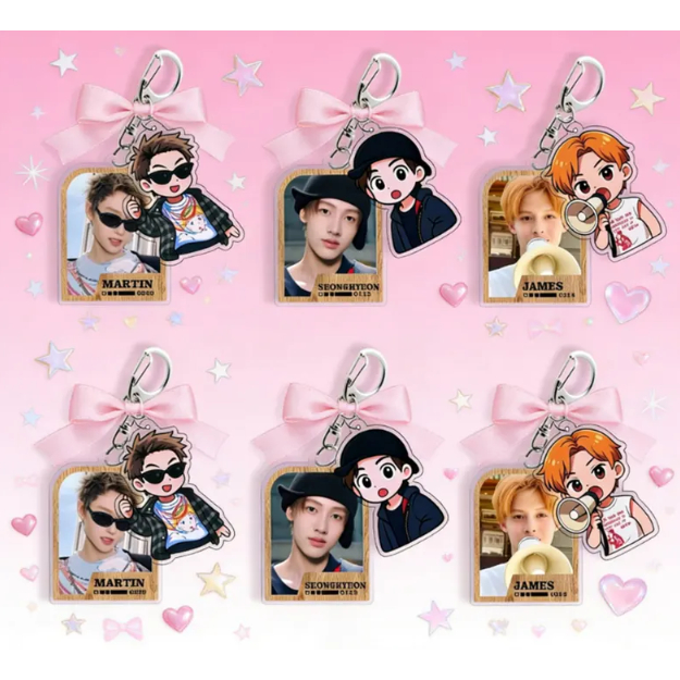 CORTIS Kpop Fan Gift Member Photo Keychain