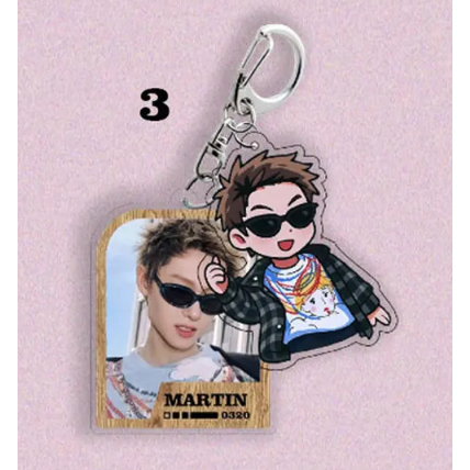 CORTIS Kpop Fan Gift Member Photo Keychain