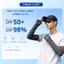 Ống Găng Tay Chống Nắng Nam Nữ Xỏ Ngón Trơn Màu Basic Chống Tia UV UPF50+ Chất Liệu Thoáng Mát Thấm Hút Mồ Hôi