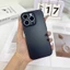 Ốp điện thoại họa tiết vân carbon siêu mỏng chống ố bảo vệ camera dành cho iPhone 17 16 15 14 13 12 Pro Promax Plus