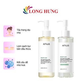 Dầu tẩy trang Anua Heartleaf Pore Control Cleansing Oil (200ml)