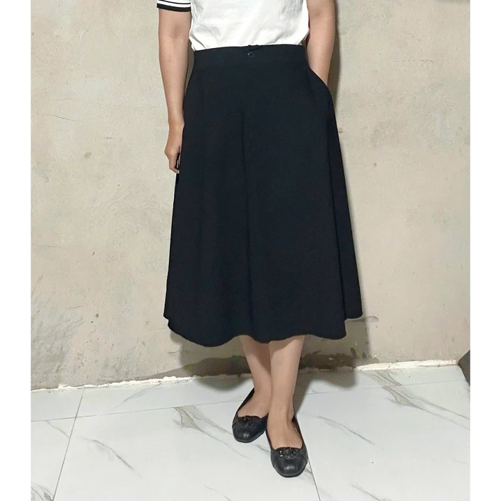 chân váy bigsize nữ Chân váy A xoè nhẹ bigsize