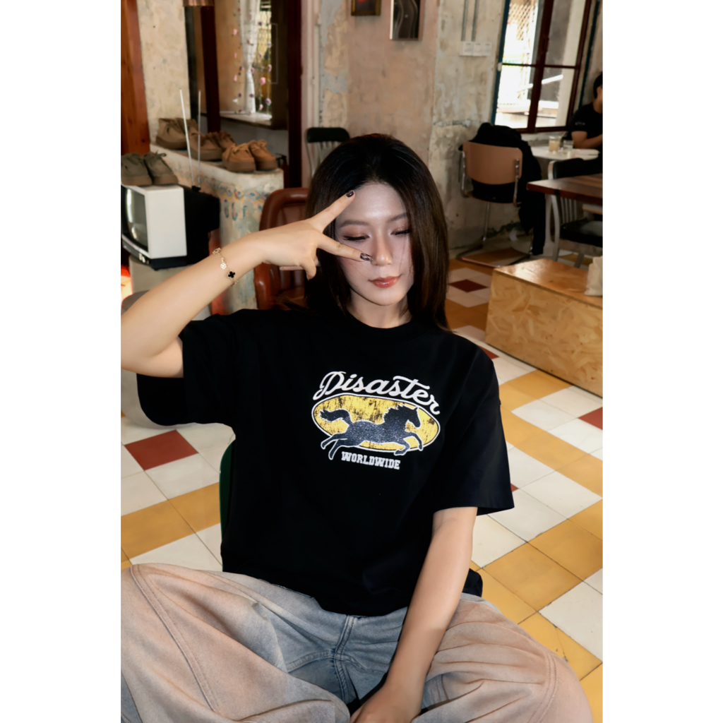 [ DEAL MỞ BÁN ] Áo Thun Boxy Form Rộng The Light Horse Champ Form Unisex 280Gsm Cotton 2 Chiều