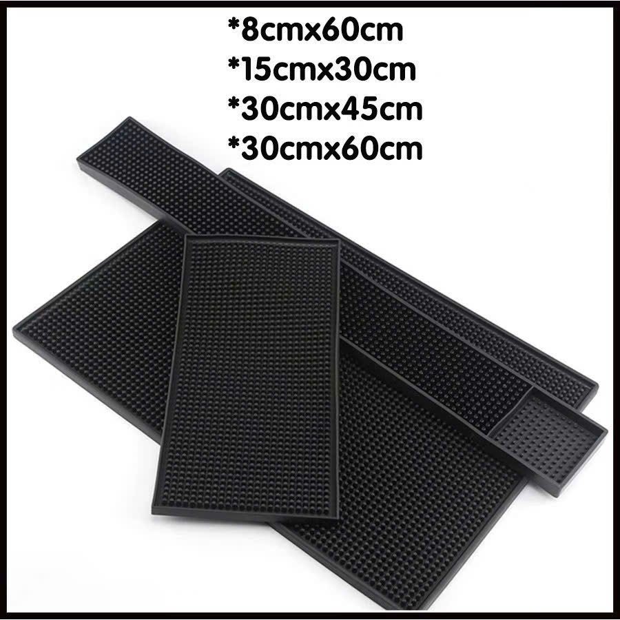 Thảm Bar Pha Chế Cao Su Chống Trượt Thoát Nước Nhanh Lót Quầy Cà Phê Nhiều Size