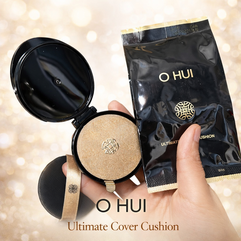 [Tách Set] Phấn Nước Ohui Ultimate Cushion – Che Phủ Hoàn Hảo, Bền Màu Lâu Trôi