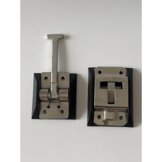 1 bộ móc gài cửa chữ T đầy đủ INOX KHÔNG RỈ cài cửa thùng xe tải CAO CẤP Móc T Gài Cửa Thùng  Xe Tải Loại Zin Theo Xe