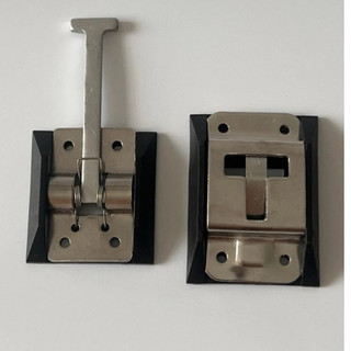 1 bộ móc gài cửa chữ T đầy đủ INOX KHÔNG RỈ cài cửa thùng xe tải CAO CẤP Móc T Gài Cửa Thùng  Xe Tải Loại Zin Theo Xe