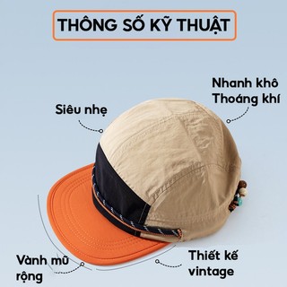 Mũ nón nam nữ thời trang leo núi chạy trail dã ngoại  cắm trại đi biển thiết kế vintage nhẹ thoáng khí nhanh khô