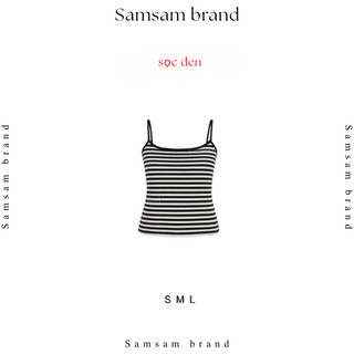 [KÈM MÚT] Áo hai dây nữ basic ôm dáng chất thun cotton mịn tôn dáng SAMSAM BRNAD Women A05