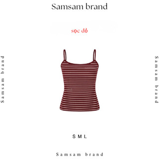 [KÈM MÚT] Áo hai dây nữ basic ôm dáng chất thun cotton mịn tôn dáng SAMSAM BRNAD Women A05