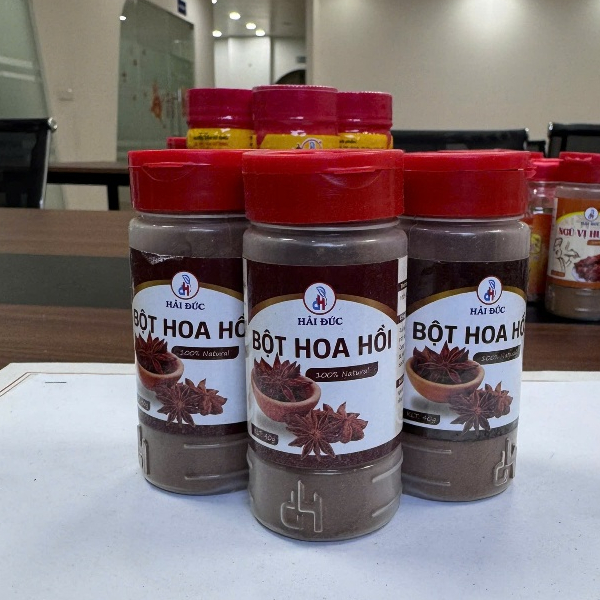 Bột Hoa Hồi nguyên chất Đức Hải 40G, 50G Gia Vị Tự Nhiên Thơm Đậm Dùng Nấu Ăn - Đức Hải Food