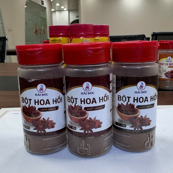 Bột Hoa Hồi nguyên chất Đức Hải 40G, 50G Gia Vị Tự Nhiên Thơm Đậm Dùng Nấu Ăn - Đức Hải Food