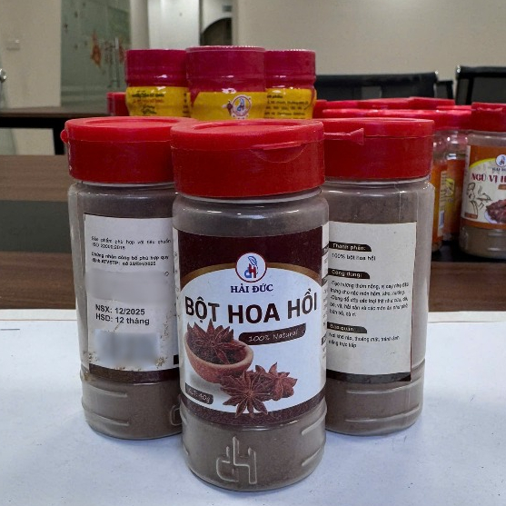 Bột Hoa Hồi nguyên chất Đức Hải 40G, 50G Gia Vị Tự Nhiên Thơm Đậm Dùng Nấu Ăn - Đức Hải Food