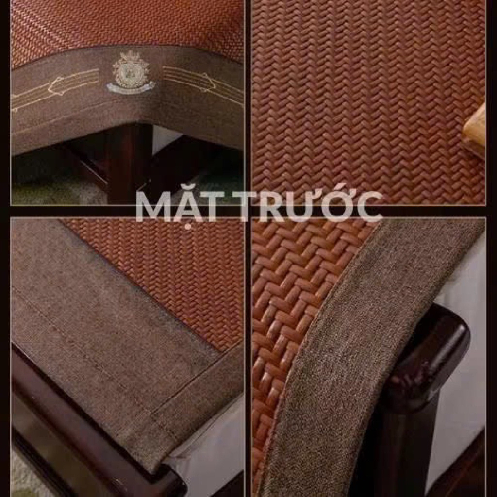 Chiếu Mây Nhập Khẩu Cao Cấp – Chiếu Mây Nhân Tạo Viền Vải Sang Trọng Mềm Êm Thoáng Khí Dễ Gấp Gọn, Dễ Vệ Sinh