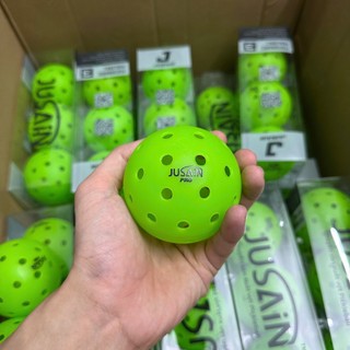 (Chính Hãng Jusain) Combo 3 bóng kèm hộp, Jusain PRO LT 48 lỗ nhựa polymer, Jusain 40 lỗ nhựa PE cao cấp đúc nguyên khối