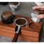 Tay cầm TAMPER, OCD ( 2 in 1 ) núm gỗ óc chó, lò xo trợ lực