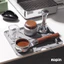 Tay cầm TAMPER, OCD ( 2 in 1 ) núm gỗ óc chó, lò xo trợ lực