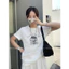 TRIANGLE - Scallop T-shirt (Cân nhắc kỹ, return is not welcomed) Áo thun in hình style Hàn Quốc, chất vải đẹp, dễ mix đồ