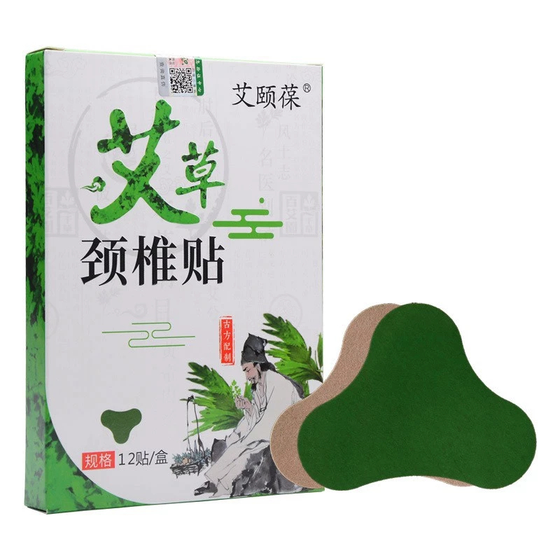 Combo 10 Hộp-Hộp 12 Miếng Dán Ngải Cứu Vai Gáy Giảm Đau Cổ Vai Gáy, Thải Độc