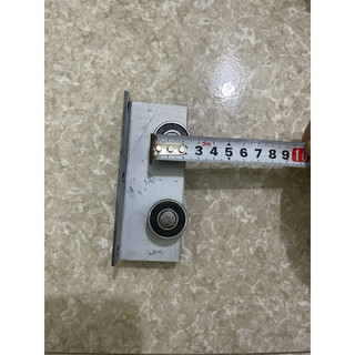 Bánh Xe Cửa Lùa,con ray 4 Bi Thép Mạ Kẽm Chống Sét Và Mài Mòn, Chịu Tải 200kg
