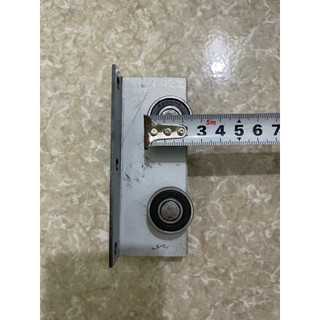 Bánh Xe Cửa Lùa,con ray 4 Bi Thép Mạ Kẽm Chống Sét Và Mài Mòn, Chịu Tải 200kg