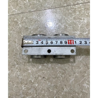 Bánh Xe Cửa Lùa,con ray 4 Bi Thép Mạ Kẽm Chống Sét Và Mài Mòn, Chịu Tải 200kg