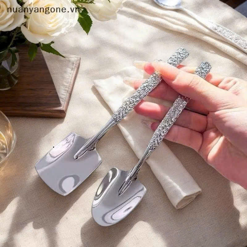 Set 2 thìa inox Hàn Quốc, muôi thủng chất liệu cao cấp dày dặn bền đẹp ,tiện lợi