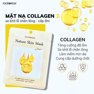 [COMBO 10 Miếng] Mặt Nạ Giấy FOODAHOLIC Nature Skin Mask 23ml – Cấp Ẩm, Dưỡng Da, Thư Giãn