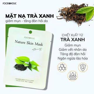 [COMBO 10 Miếng] Mặt Nạ Giấy FOODAHOLIC Nature Skin Mask 23ml – Cấp Ẩm, Dưỡng Da, Thư Giãn
