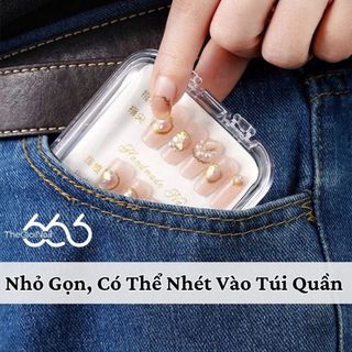 Hộp Nhựa Bảo Quản Móng Giả Nailbox Cao Cấp - Khay Nhựa Phân Loại Phụ Kiện Nail Móng Tip Nối Nhiều Màu THEGIOINAIL666