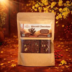Biscotti Nguyên Cám Nhiều Hạt 100g – Thơm Bùi, Ít Ngọt | Trạm Bánh Sài Gòn