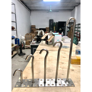 Móc treo quạt trần inox và sắt, móc treo quạt các cỡ