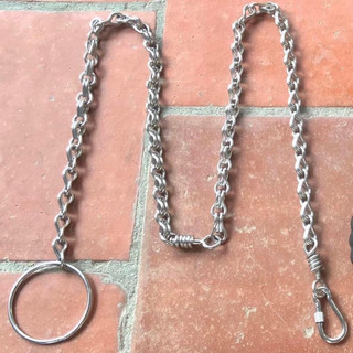 Dây dắt Inox cho Chó Mèo Kiểu uốn cong Chất liệu inox cao cấp, bền đẹp, chắc chắn, an toàn