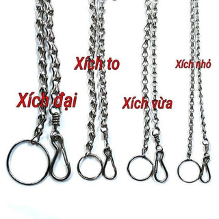 Dây dắt Inox cho Chó Mèo Kiểu uốn cong Chất liệu inox cao cấp, bền đẹp, chắc chắn, an toàn