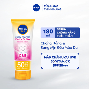 Serum Dưỡng Thể NIVEA 10 Super Vitamins & Skin Foods Sáng Da/Vitamin Extra Bright C&AHA Dưỡng Sáng