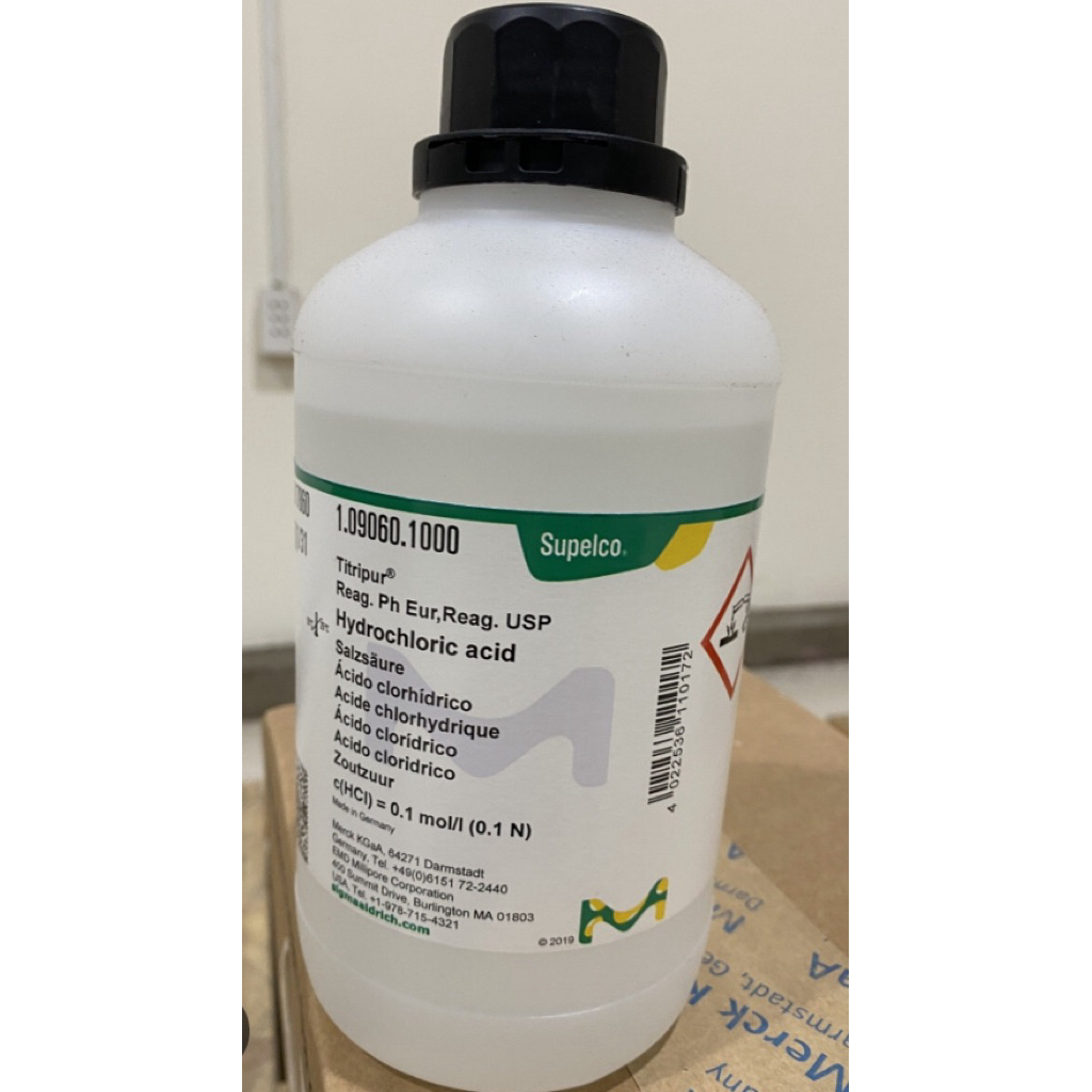 Hydrochloric acid c(HCl) = 0,1 mol/l (0,1 N) Merck | Shopee Việt Nam