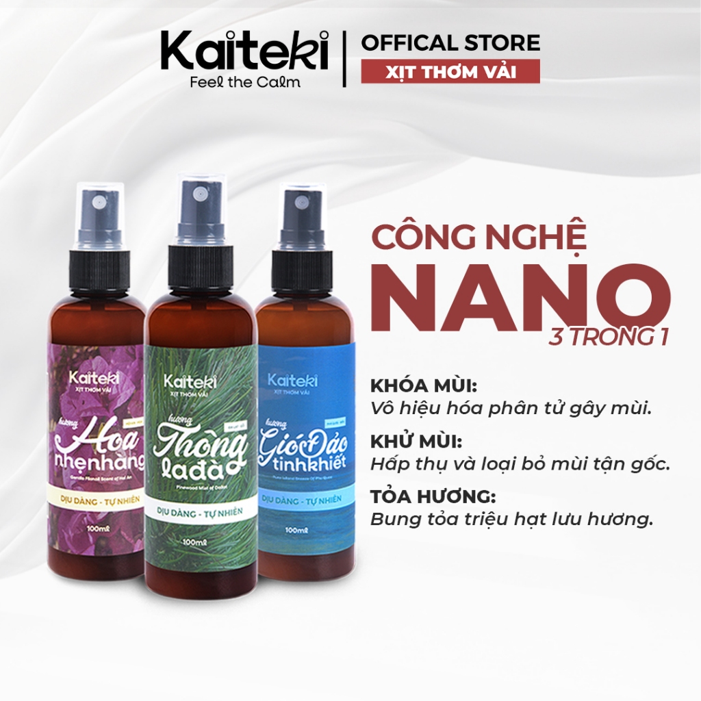 (Mua 2 Tặng 1) Xịt Thơm Quần Áo Hoa Hội An 100ml, Xịt Thơm Phòng Thơm Lâu Khử Mùi, Nước Hoa Xịt Phòng