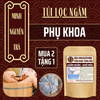 Minh Nguyên Đường - Túi thảo dược ngâm phụ khoa - nấm, ngứa, khí hư, se khít, mùi hôi - Túi 20 lọc