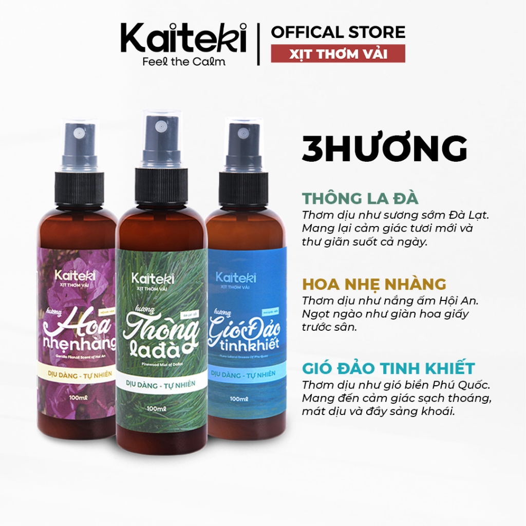 (Mua 2 Tặng 1) Xịt Thơm Quần Áo Hoa Hội An 100ml, Xịt Thơm Phòng Thơm Lâu Khử Mùi, Nước Hoa Xịt Phòng