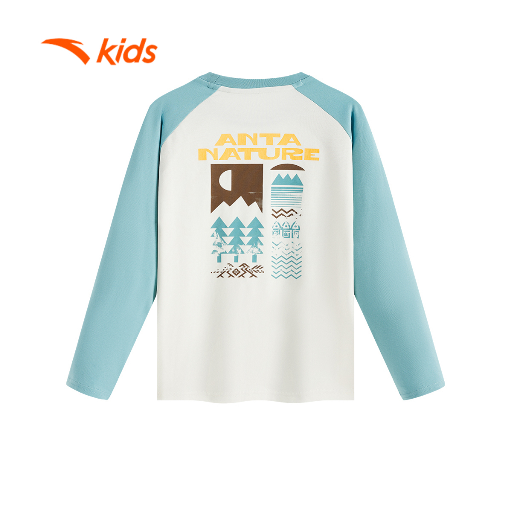 ANTA KIDS Áo Thun Dài Tay Bé Trai 3525C6402