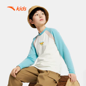 ANTA KIDS Áo Thun Dài Tay Bé Trai 3525C6402