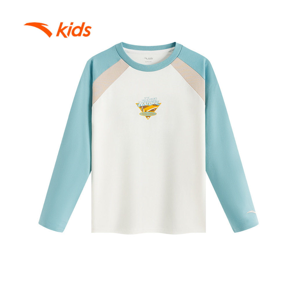 ANTA KIDS Áo Thun Dài Tay Bé Trai 3525C6402