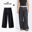 Set Raw Denim Phối Cổ Kẻ Nâu GODMOTHER Đồ Bộ Raw Denim (Áo Khoác Và Quần) Phong Cách Hàn Quốc Unisex