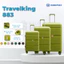 Vali Thời Trang Travelking 883 Hùng Phát Nhựa PP Dẻo Cao Cấp Chống Bể Vỡ