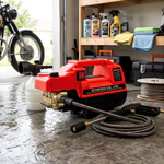 Máy rửa xe áp lực cao KUSHIMA  AM39 - Áp lực cao - Có chỉnh áp - Máy xịt rửa tặng bình tạo bọt tuyết — ảnh 2